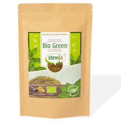Stevija Gemalen steviablad (fijn) bio (100 gr)