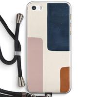 Geo #5: iPhone 5 / 5S / SE Transparant Hoesje met koord