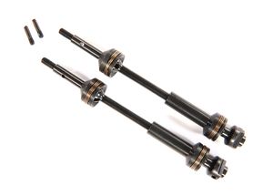 Driveshafts, rear, steel-spline constant-velocity (complete assembly) (2) (TRX-9052X)