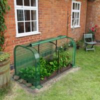 Mini-Kas Draagbare Tuinkas voor Buiten en Binnen Oprolbare Ritsdeur Waterdichte PE-Zonwering Roestvrij Metalen Frame Wit/Groen Mini-Kas Draagbare Tuinkas voor Buiten en Binnen Oprolbare Ritsdeur Waterdichte PE-Zonwering Roestvrij Metalen Frame Wit/Groen
