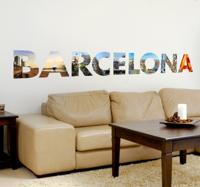 Barcelona tekst sticker