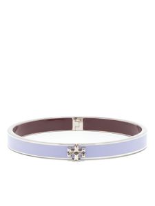 Tory Burch bracelet à plaque logo Kira - Argent