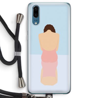 Mirror: Huawei P20 Transparant Hoesje met koord