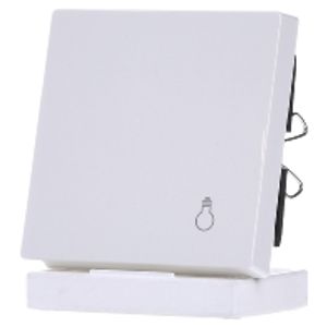 MEG3302-0319  - Cover plate for switch/push button white MEG3302-0319