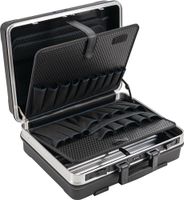 Promat Hardkunststof koffer | BxDxHmm met gereedschapstassen | 29 l ABS-kunststof | aluminium-frame - 4000871661 - 4000871661