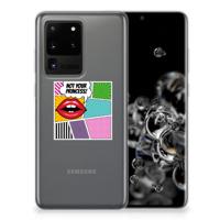 Samsung Galaxy S20 Ultra | Sillicone Back Cover | Popart Princess