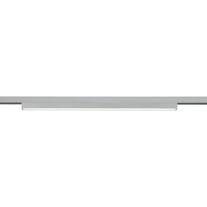 LED Railverlichting - Balk - Trion Dual Pany - 2 Fase - 6W - Warm Wit 3000K - Dimbaar - Mat Titaan - Kunststof