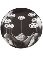 Fornasetti "Tema e variazioni" Assiette - Noir - thumbnail