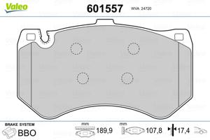 Valeo Remblokset 601557