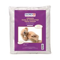 Glorex Hobby vulmateriaal - polyester - 1 kilo gram voor knuffels/kussens - wit - donzig