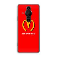 I'm lovin' you: Sony Xperia Pro-I Transparant Hoesje I'm lovin' you: Sony Xperia Pro-I Transparant Hoesje
