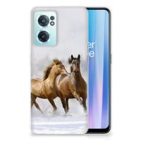 OnePlus Nord CE 2 5G | TPU Hoesje | Paarden