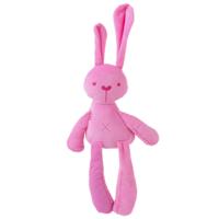 3 PC'S cute Rabbit zacht pluche speelgoed (roze rustgevend konijn)