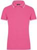 James & Nicholson JN985 Ladies´ Polo - Pink/White - XXL