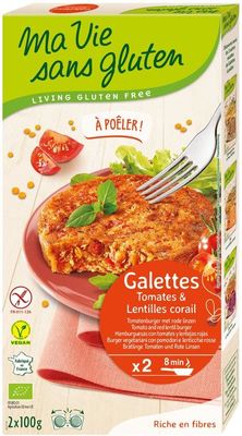 Provencaalse burgers 2 x 100g glutenvrij vegan bio