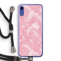 Abstract Painting Pink: Honor Play 8A Transparant Hoesje met koord