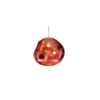 Hanglamp Sanimex Njoy Met E27 Fitting 20 cm Inclusief 4W Lamp Glas Rose Goud Sanimex - thumbnail