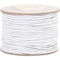 Creativ Company Elastiek dikte 1mm wit, 25m