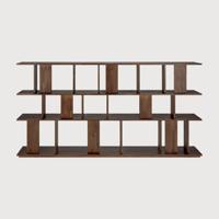 Ethnicraft Wandrek 'Irregular' Gevernist Teakhout, 115 x 224cm