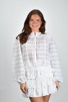 Marant Etoile blouse Polly HT0767FA-D1J05E white