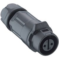 Lutronic 2340 04 T06 CB A Ronde connector Koppeling, recht Totaal aantal polen: 4 1 stuk(s) - thumbnail