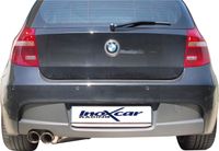 InoxCar uitlaat passend voor BMW 1-Serie E87 116i/118i 2004- 2x80mm Racing IXBME8702RA
