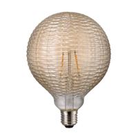 Decoratieve LED lichtbron amberglas E27 fitting &apos;Avra&apos;