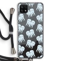 Octopussen: Samsung Galaxy A22 5G Transparant Hoesje met koord