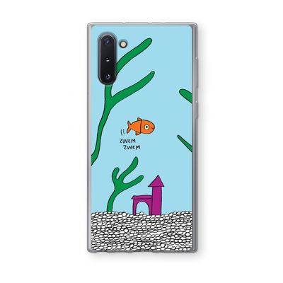 Aquarium: Samsung Galaxy Note 10 Transparant Hoesje