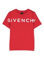 Givenchy Kids t-shirt en coton biologique à motif étoile - Rouge - thumbnail