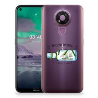 Nokia 3.4 Telefoonhoesje met Naam Boho Bottle