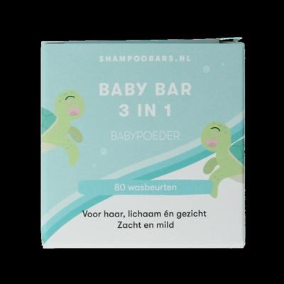 3-in-1 Baby bar babypoeder 60 Gram
