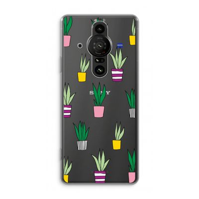 Sanseveria: Sony Xperia Pro-I Transparant Hoesje