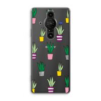 Sanseveria: Sony Xperia Pro-I Transparant Hoesje Sanseveria: Sony Xperia Pro-I Transparant Hoesje