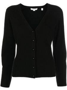 Vince cardigan boutonné à col v - Noir