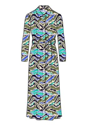 XX Inda camo dress - kit/army - 08218