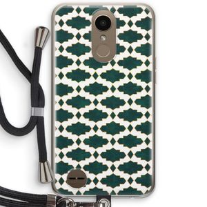 Moroccan tiles: LG K10 (2017) Transparant Hoesje met koord