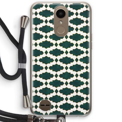 Moroccan tiles: LG K10 (2017) Transparant Hoesje met koord