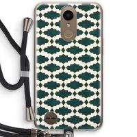 Moroccan tiles: LG K10 (2017) Transparant Hoesje met koord