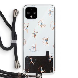 Dancing #3: Pixel 4 Transparant Hoesje met koord
