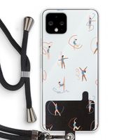 Dancing #3: Pixel 4 Transparant Hoesje met koord