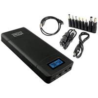 XTPower XT-20000 QC3 Powerbank 20100 mAh Li-ion USB, DC-aansluiting 3,5 mm Zwart Statusweergave