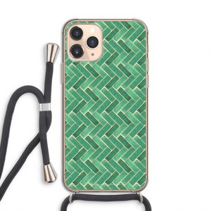 Moroccan tiles 2: iPhone 11 Pro Transparant Hoesje met koord