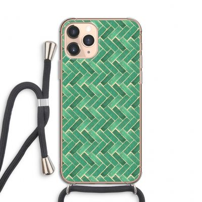 Moroccan tiles 2: iPhone 11 Pro Transparant Hoesje met koord