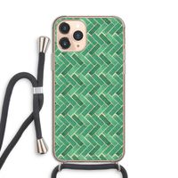 Moroccan tiles 2: iPhone 11 Pro Transparant Hoesje met koord Moroccan tiles 2: iPhone 11 Pro Transparant Hoesje met koord