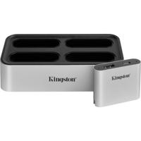Kingston Lade-/Dockingstation Externe geheugenkaartlezer / hub USB-A 3.2 Gen 2 Zilver-zwart - thumbnail