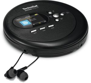 TechniSat DIGITRADIO CD 2GO BT Draagbare cd-speler Zwart