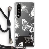 Tiny Bugs: Sony Xperia 1 III Transparant Hoesje met koord