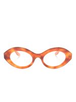 Lapima Maria cat-eye frame glasses - Marron