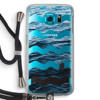 Oceaan: Samsung Galaxy S6 Transparant Hoesje met koord